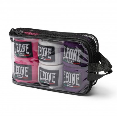 AB705P - Pac de 3 ligaduras 3.50 mts (Rosa / Branco / Violeta)