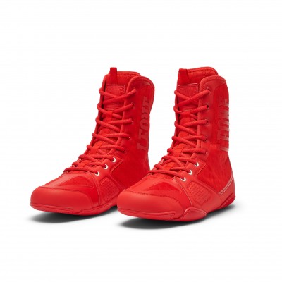 CL102 - Botas de pugilismo "Professional" - Vermelho
